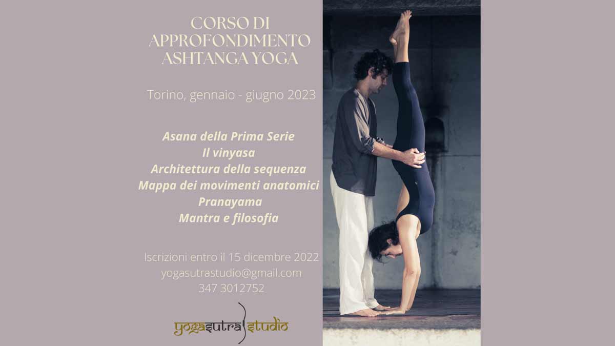 CORSO APPROFONDIMENTO ASHTANGA YOGA